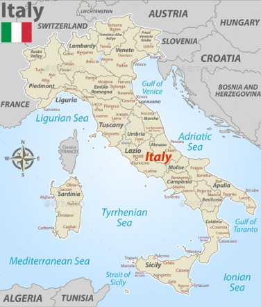 Italy map